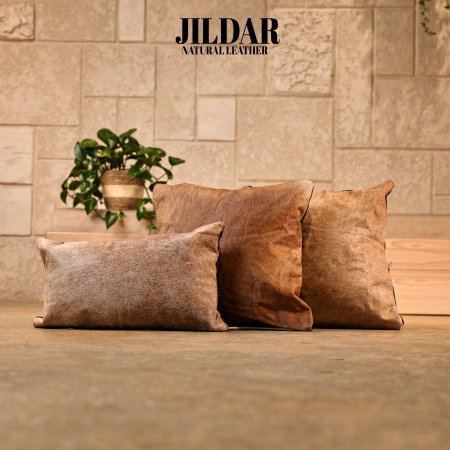 قرن(مخدات)من الجلد الطبيعي