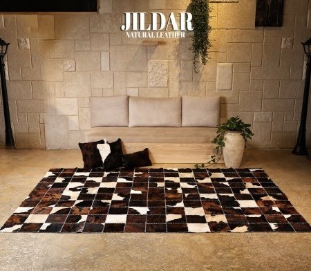 سجاد جلد طبيعي مقاس 250/160 سم