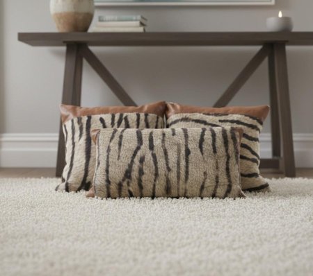 قرن(مخدات)من الجلد الطبيعي