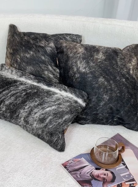 قرن(مخدات)من الجلد الطبيعي